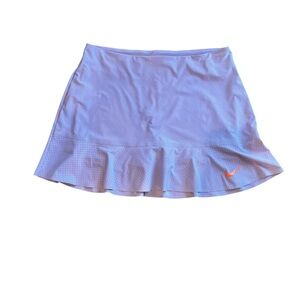 Nike Dri Fit Purple Ruffled Tennis Mini Skirt